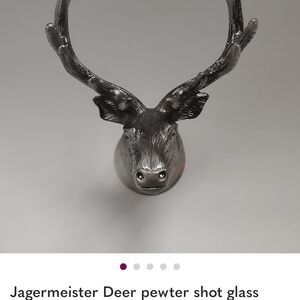 Jagermeister Pewter Deer Shot Glass